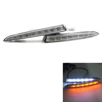 

Car Led Daytime Running Light Drl Daylight Led Car for Ford Kuga Escape 2012-2015 with Fog Lamp(White and Yellow)