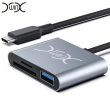 YXwin USB C концентратор тройной дисплей Тип C 11 в 1 мульти HDMI адаптер RJ45 VGA usb-хаб 3,0 Для MacBook Pro картридер Тип C usb-хаб