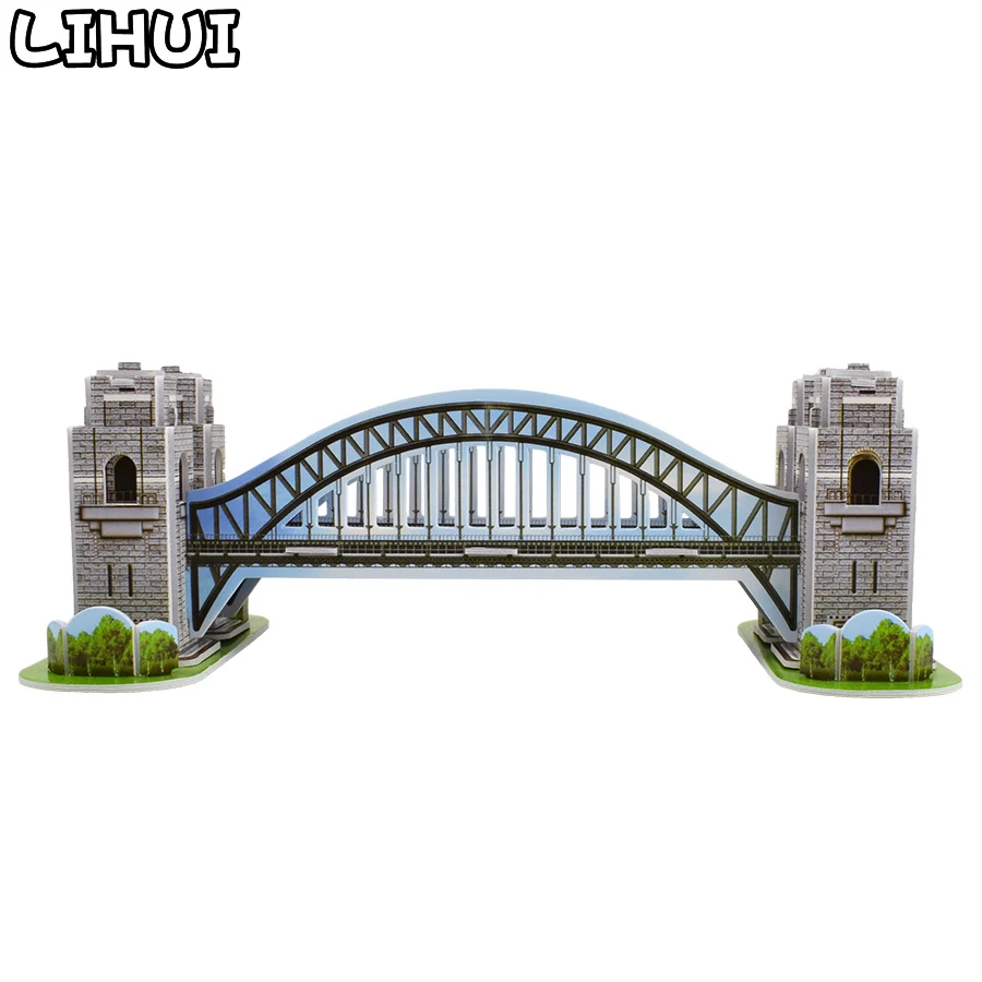Сиднейский мост Харбор 3D пазл собранные DIY модели игрушки для детей мировая