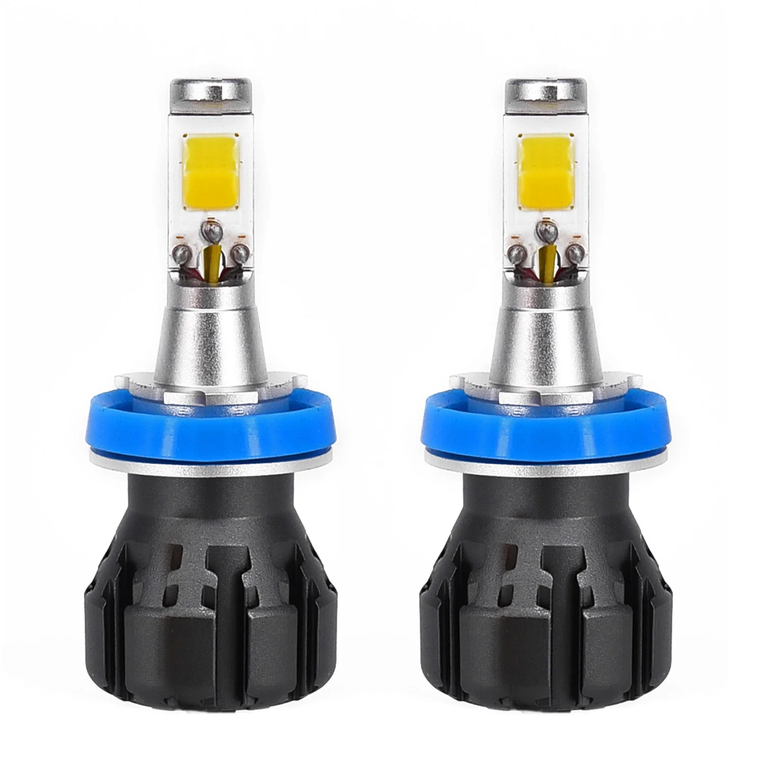 12 Вт лампы передние фары 2400LM светодиодный автомобильный противотуманный энергосберегающий двойной цвет белый универсальный практичный бренд