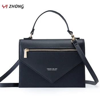 

YIZHONG Leather Envelope Shoulder Bag Fashion Luxury Handbags and Purses Women Bags Designer Card Holder Tote Bag Clutch Cartera