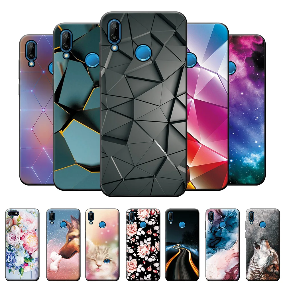 Funda de silicona para Huawei Y7 Prime 2019, carcasa trasera suave para Huawei Y7 Y7 Prime 2019, Y7 2019