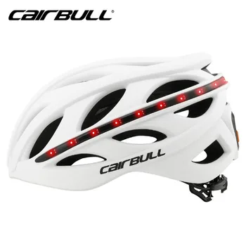 

New Smart Remote Warning Light Cycling Helmet for MTB Racing Road Bike Helmet Bluetooth LED Night Riding Safety City Helmets
