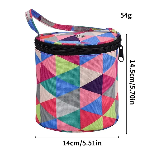 Small Bag Переносная сумка для хранения спиц из ткани Оксфорд, водонепроницаемая сумка для вязания крючком, сумка для рукоделия, органайзер для вязания нитей, сумка для хранения - Цвет: Small Bag