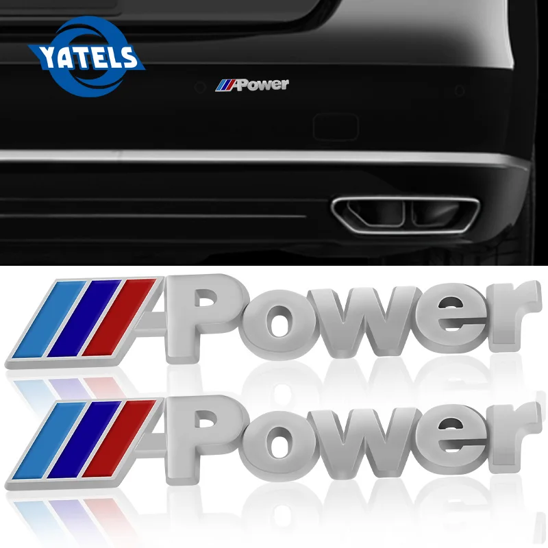 Автомобильный Стайлинг новый логотип серии M power автомобильная наклейка с