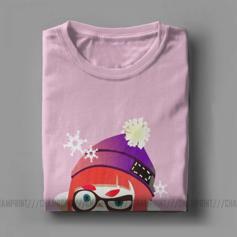 Мужские футболки с рисунком из мультфильма Splatfest Team Naughty Splatoon Детская Хлопковая