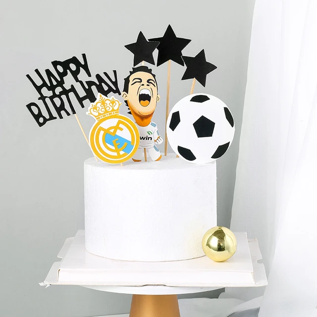 1 Conjunto De Futebol Jogo Bolo Topper Crianças Futebol Festa De Aniversário  Cupcake Topper Diy Cozimento Bolo Festa Decoração Abastecimento Crianças  Presente Favor - Utensílios Para Decoração De Bolo - AliExpress