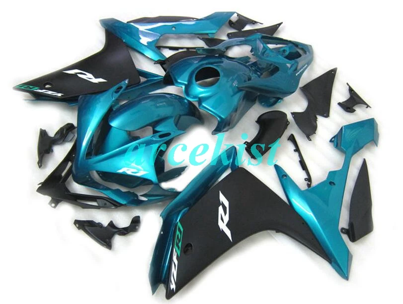 4 подарки ABS прессформы Мотоцикл Обтекатели подходит для Yamaha YZF-1000-R1 2007 2008 07 08 обтекатель кузова набор на заказ синий матовый черный
