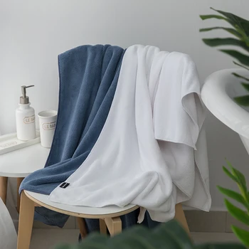 

Cotton Towels Set Bathroom 70x140cm Embroided Antibacterial Bamboo Extra Large Luxury Face Wash Handdoeken Gym Towels EE50YJ