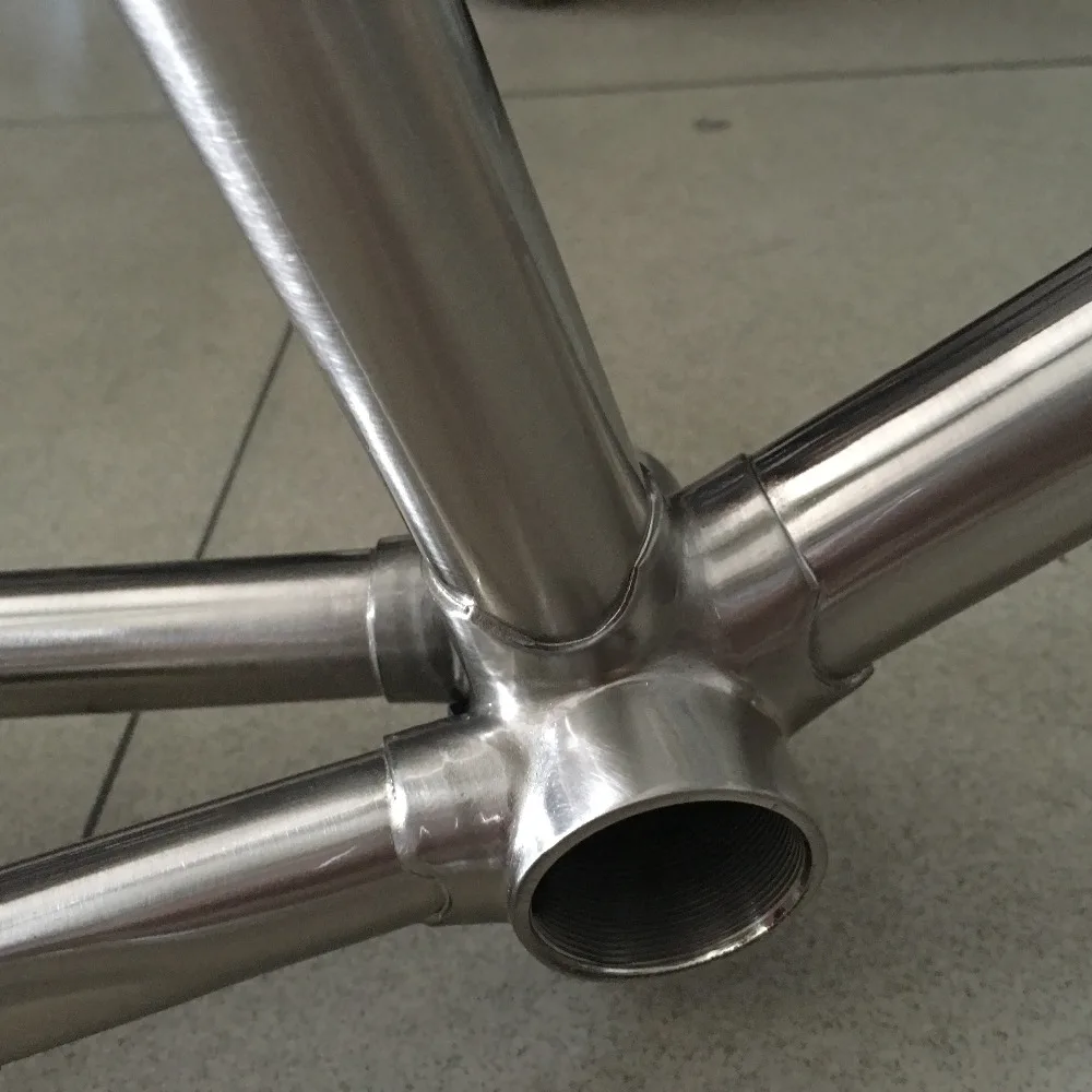

Angle 520 Reynolds Minivelo Bike Frame Fork 22" Caliper Brake 451 CR-MO Chrome Steel Mini Velo Frameset Lug Classic