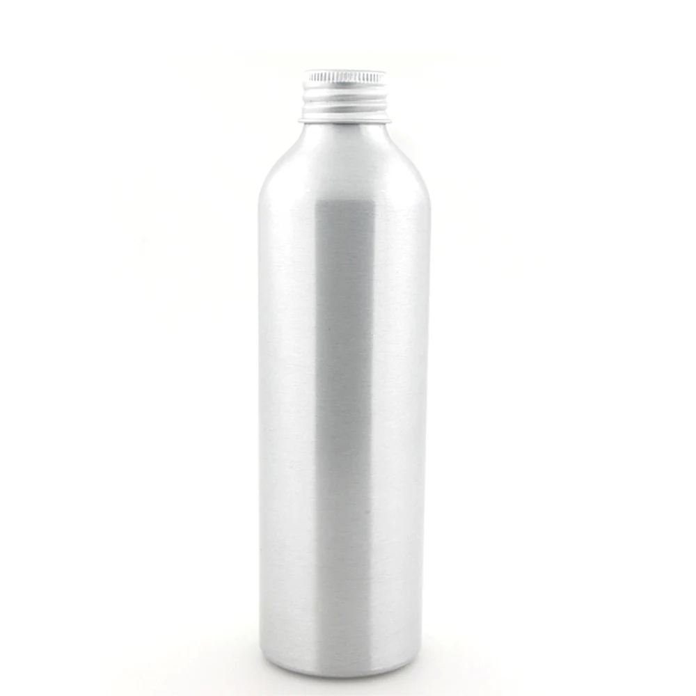 200ml Aluminum Bottles Empty Round Sliver Metal Bottle With Lined Gold/Silver Cap | Красота и здоровье