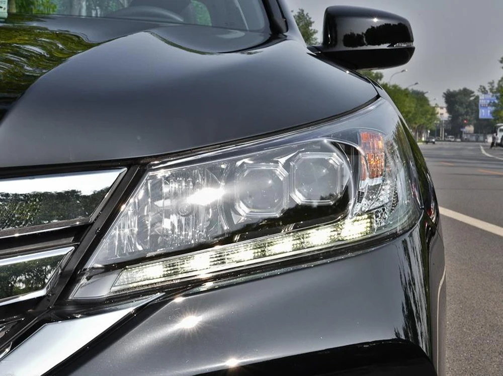 Для Honda Accord крышка фары автомобиля фары объектив замена прозрачные линзы Авто оболочка Крышка