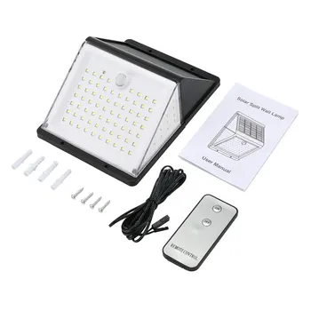 

Solar Lights Outdoor LED Motion Sensor Solar Lights with Dark Sensing Easy Install Waterproof Security Lights for Front Door