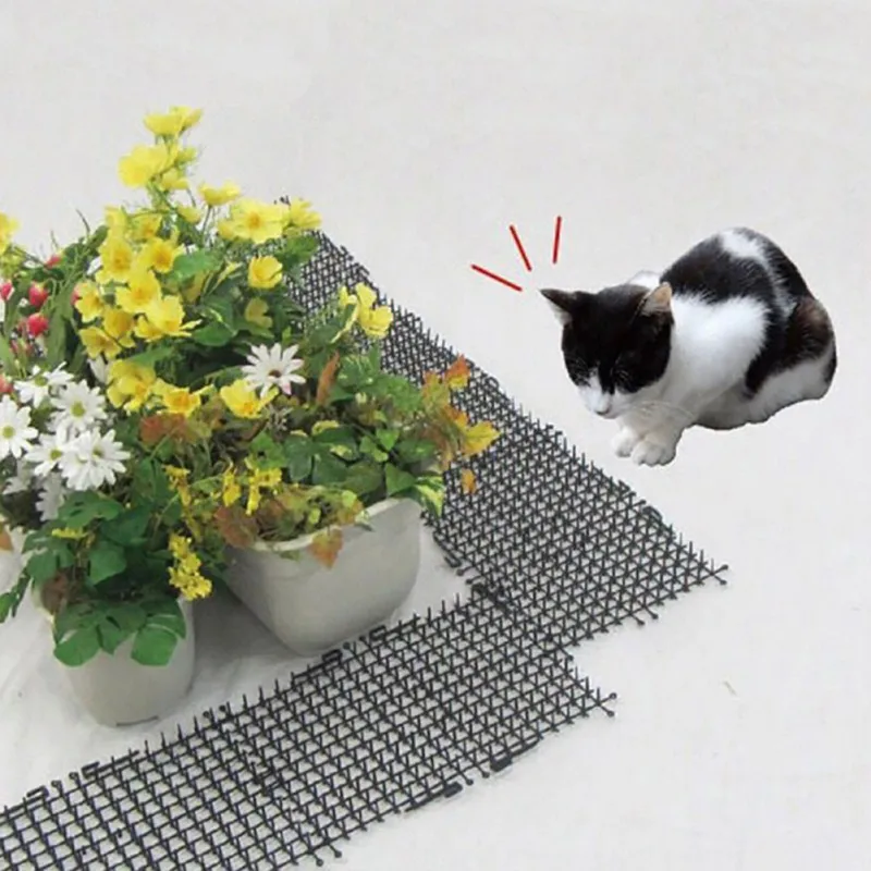 

Garden Cat Dog Scat Mat Cats Dogs Repellent Mat Plastic Spike Keeping Cats And Dogs From Digging Anti-Cats Network