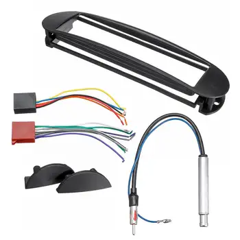 

New Car Audio CD Stereo Fascia Frame ISO Harness Aerial Booster Kit Adapter Plate For Volkswagen for VW Beetle 1999-2010