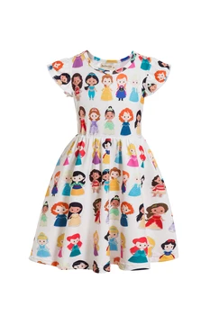 

Girls Princess Tangled Rapunzel Lace up Dress Costume