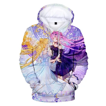 

Sailor Moon boys/girls 3D Hoodies Sweatshirts for children's Casual long sleeve popular Beautiful high quality cartoon clothes