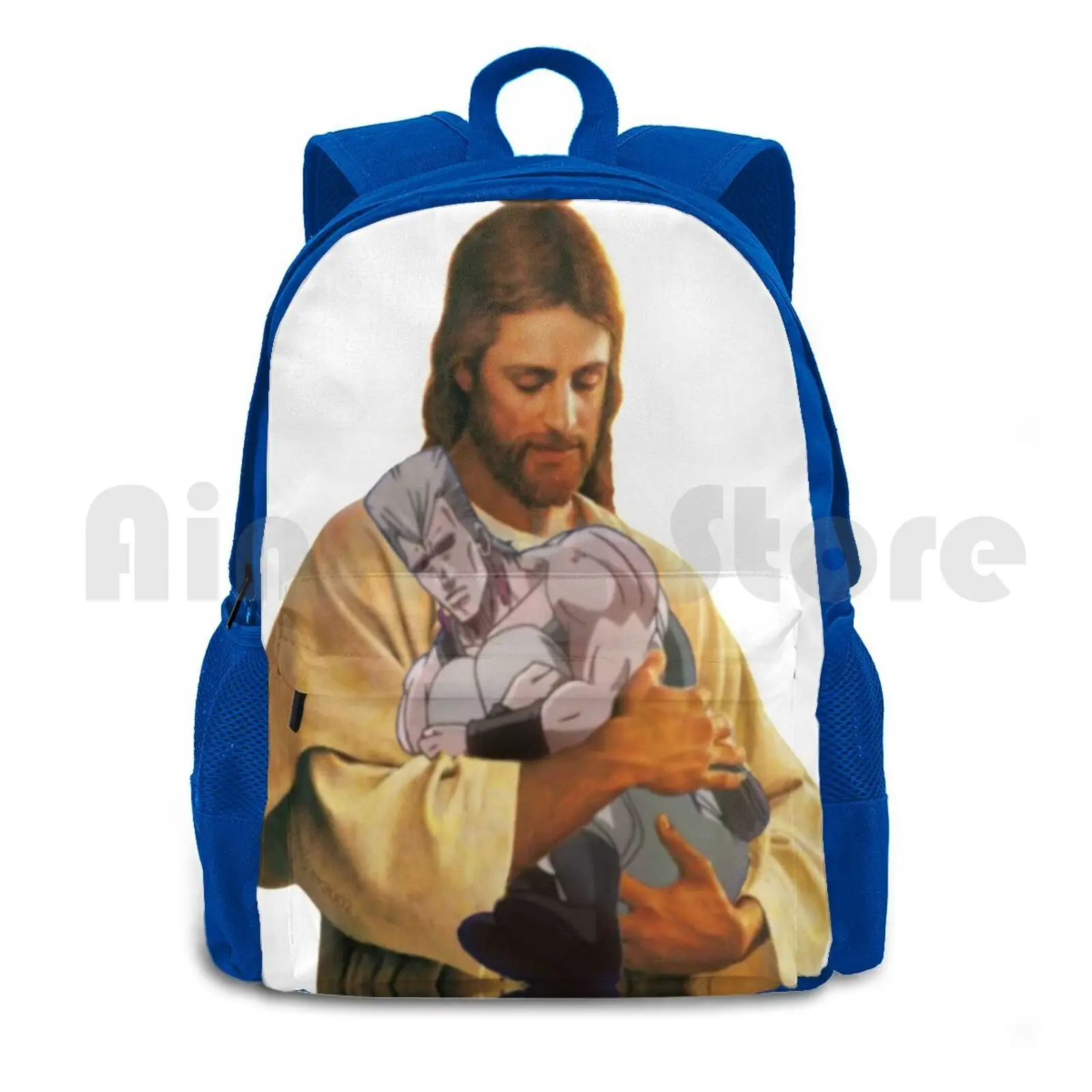 Polnareff And His Stand Outdoor Hiking Backpack Waterproof Camping Travel  Jojos Bizarre Adventure Jesus|Backpacks| - AliExpress