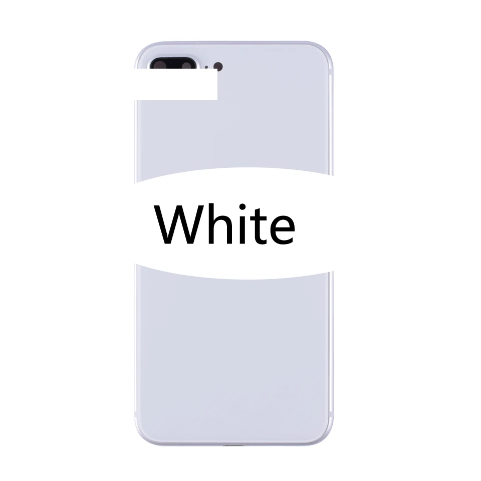 8Plus-White 5," оригинальное качество для iphone 8 Plus 8 P задний промежуточный корпус Аккумулятор для шасси Задняя панель для iphone 8 Plus - Цвет: 8Plus-White