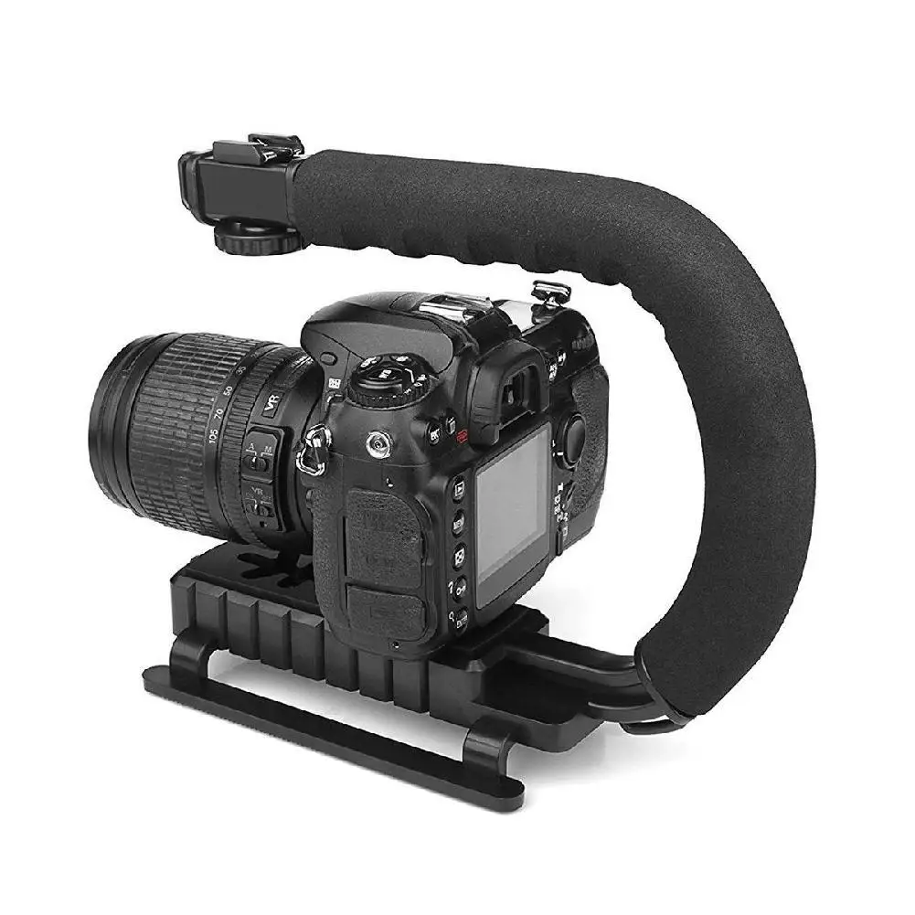 U-образный Кронштейн ручной рукоятки стабилизатор для Canon DSLR камеры видеокамеры