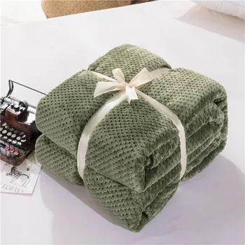 

Coral Fleece Throw Blanket For Sofa Couch Mesh Plush Fleece Blanket For Bed Baby Comforter Mantas Cobertor Bed Sheet Queen King