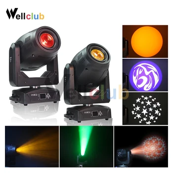 

2pcs Moving Head Light Led Beam Spot Wash 3in1 Stage Light Led Dmx Dj Light For Professional Stage Effect Bar Nightclub