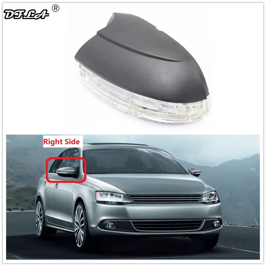 Right Side Led Mirror Light For Vw Jetta 6 Mk6 2011 2012 2013 2014 Carstying Rear Mirror Led