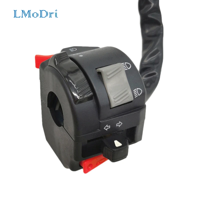 LMoDri 7/8'' 22mm Handlebar Motorcycle ATV Switches Headlight Fog Light