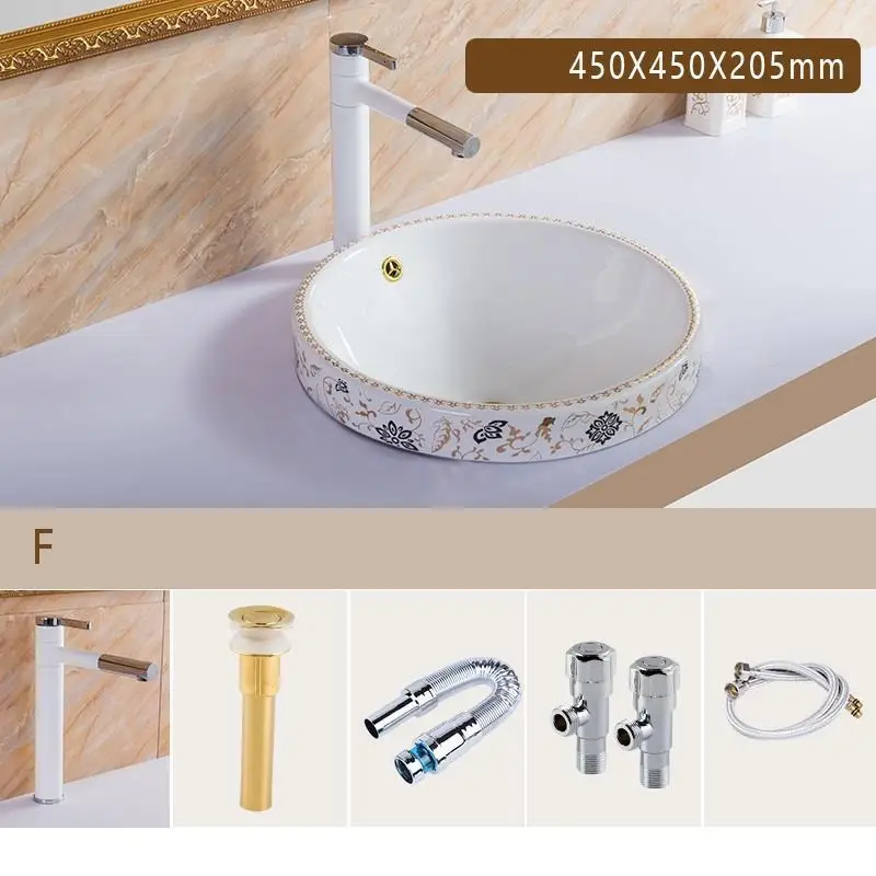 Number 20 Bagno Lavatorio Wasbak чаша Fregadero Umywalka Lavabo Sobre Encimera Evier De Pia Ванная Комната Раковина Куба Banheiro умывальник - Цвет: Number 20