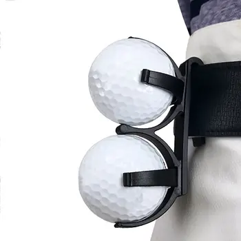 

For 2 Balls Plastic Golf Ball Clip Waist Clip Rotatable Organizer Golfer Golfing Sporting Training Accessory