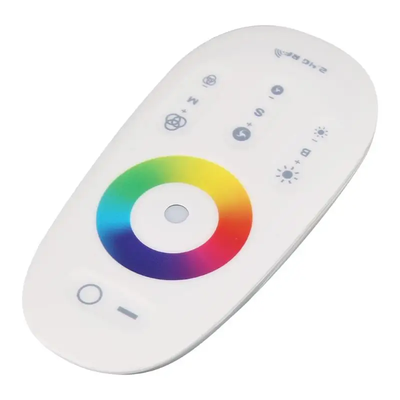 2,4G сенсорный экран светодиодный rgb-ленточный контроллер беспроводной Радиочастотный пульт дистанционного управления