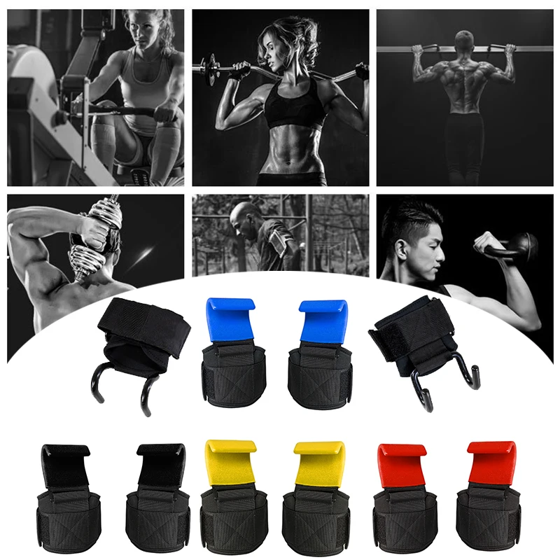 

Крючки для тяжелой атлетики, тяжелая накладка на запястье, тренировочные тянущиеся ладони, захват, ремни, поддержка запястья, Powerlifting