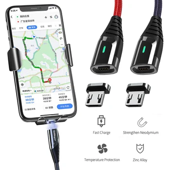 

Essager Magnetic Micro USB Cable Head for IPhone Samsung Fast Charging Data Wire Cable Magnet Charger USB Mobile Phone Cable