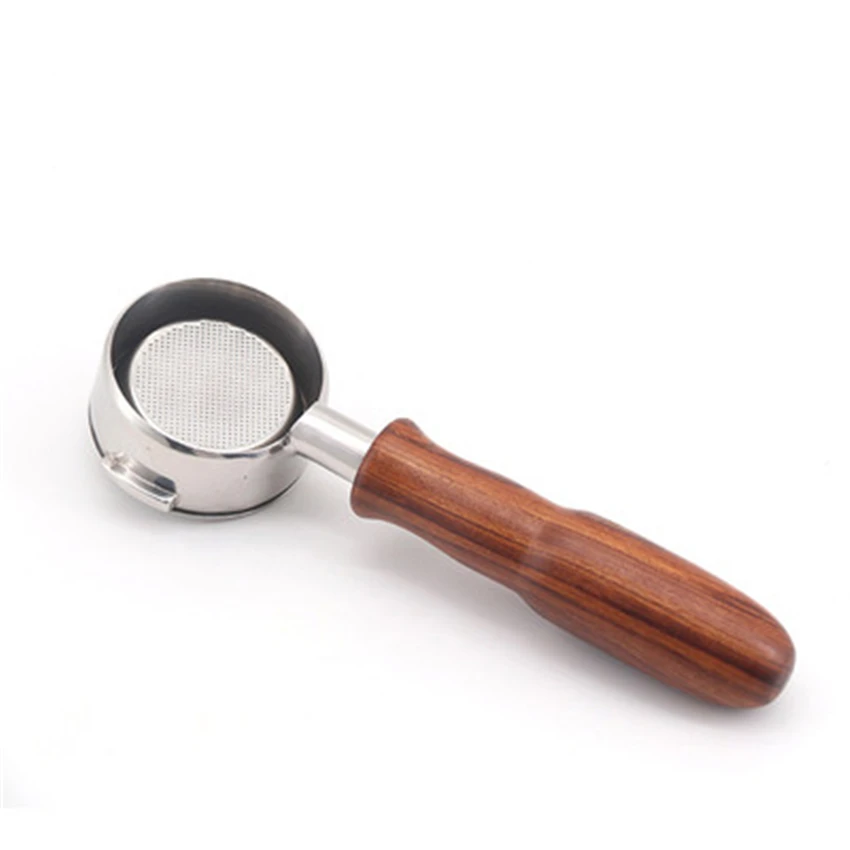  Welhome Solid wood coffee machine handle bottomless semi-automatic coffee machine handle modificati
