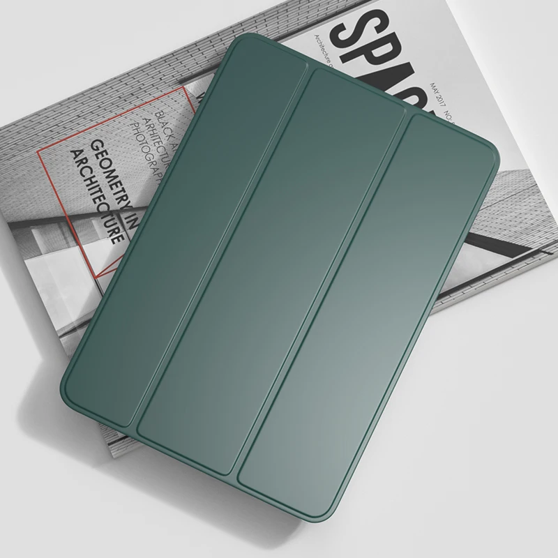 

Cover for iPad 7th Generation Case TPU Soft Silicone Shell Full Protect Smart Cover for Funda iPad 10.2 2019 Auto Sleep/Wake up