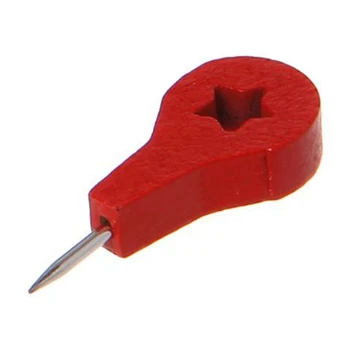 

80 Pcs Map Markers Wooden Drawing Photo Wall Studs Cork Board Pins Thumbtack Push Pins Painting Tool