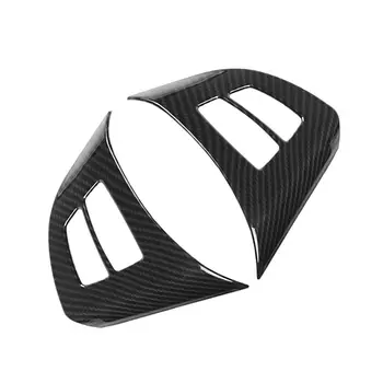 

UK Carbon Fiber Steering Wheel Button Frame Cover Trim For BMW X5 E70 2008-2013