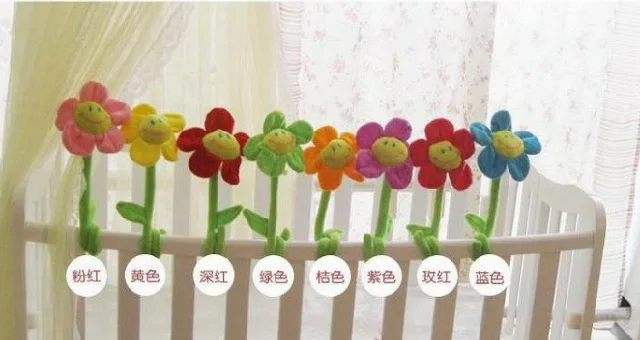 Плюшевый Подсолнух модель мультфильм цветок плюшевые игрушки Творческий день рождения Домашнее украшение
