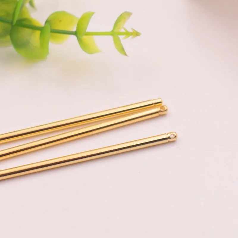 125mm Iron Single Bore Hair Stick Ancient Costume Hairpin Material Hairpin Straight Hairpin DIY Jewelry Accessories