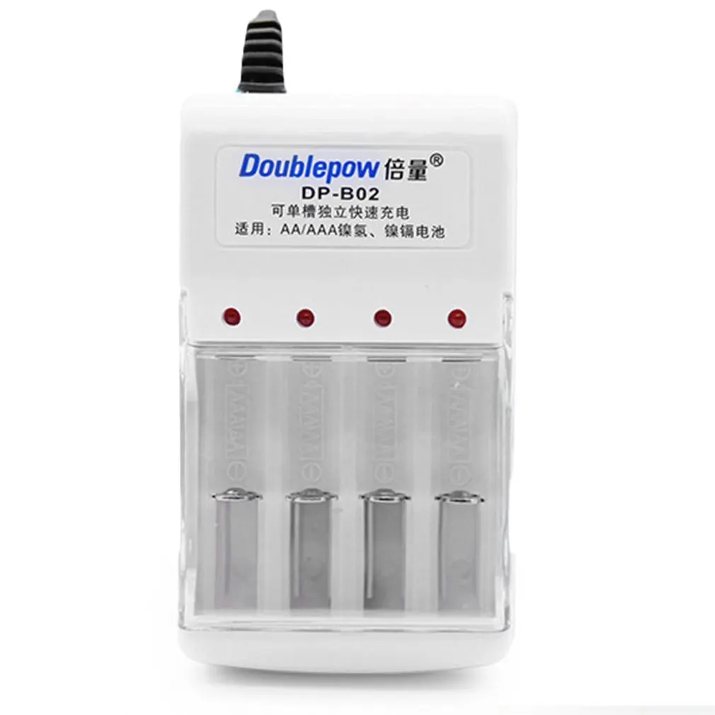 Doulepow 4 слота зарядное устройство аккумулятора зарядка для AA AAA Ni-Cd Ni-mh аккумуляторная батарея