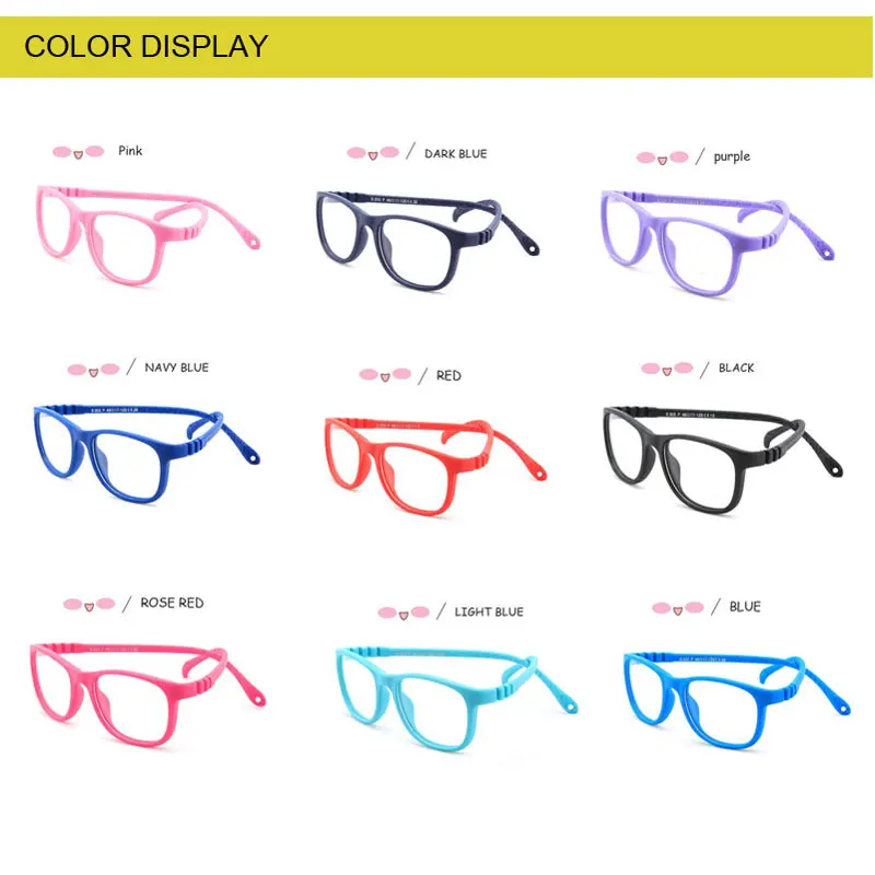 Kilig рамка для детских очков Детские небьющиеся без винта TR90 силикагель очки с ремешком оптические очки K303