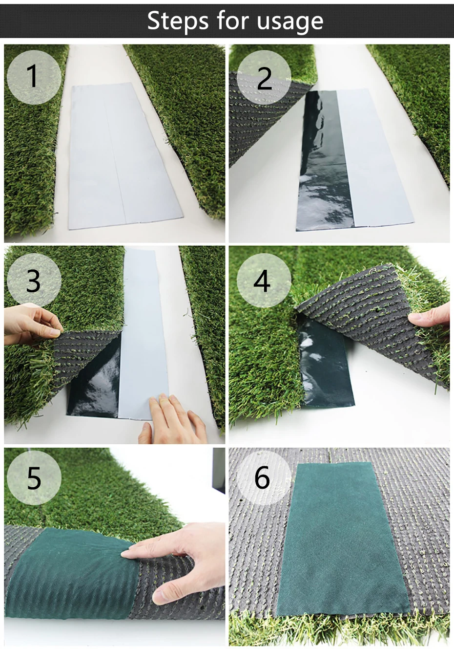15x2000 см большая DIY искусственная трава, соединяющаяся самоклеющаяся лента, синтетическая трава, газон, газон, сшивание ковров, зеленая лента для домашнего декора