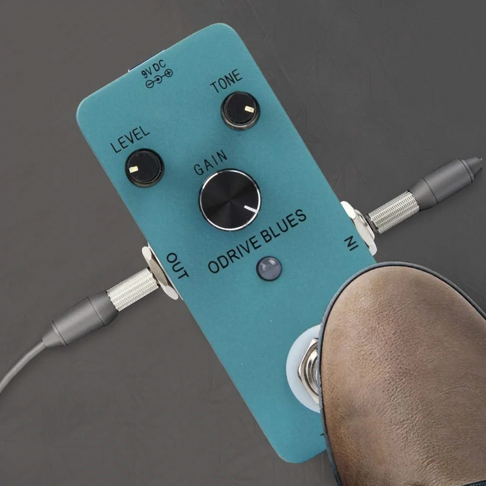 CUVAVE ODRIVE Blues педаль для гитарного эффекта овердрайв корпус из цинкового сплава электрогитара аксессуары для музыкальных инструментов
