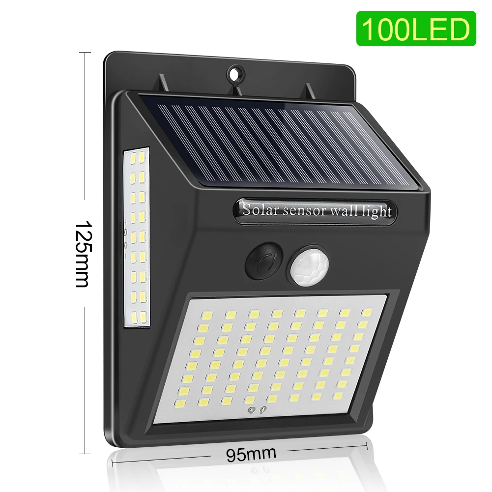 100 LED Solar Light Outdoor Solar Lamp with Motion Sensor Light SunLight LED Spotlight for Garden Decoration solar flood lights outdoor Solar Lamps