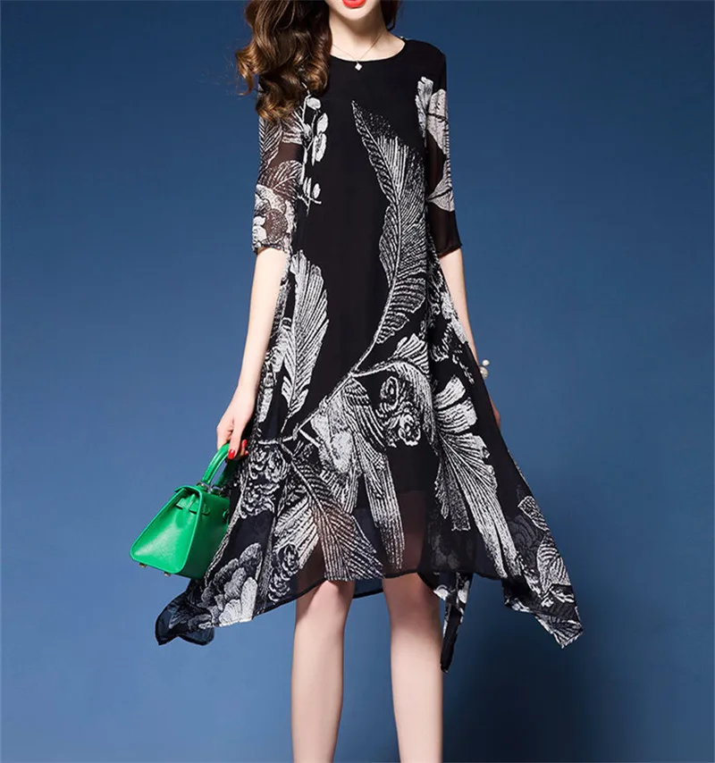 Femme Robe Ete 2020 Women Beach Dress Female Slim Printing Floral Summer Dresses Retro Vestido Boho Clothing FYY515 es | Женская одежда