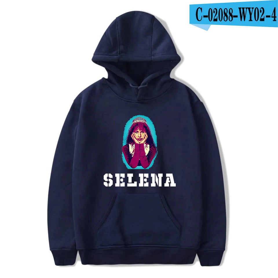 As picture Повседневные осенние толстовки с капюшоном selena quintanilla для женщин и мужчин, красные толстовки с капюшоном, модные удобные пуловеры с капюшоном для девочек - Цвет: As picture