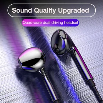 3.5mm Wired Headphones With Bass Earbuds Stereo Earphone Music Sport For Xiaomi IPhone 11 Earphones 2