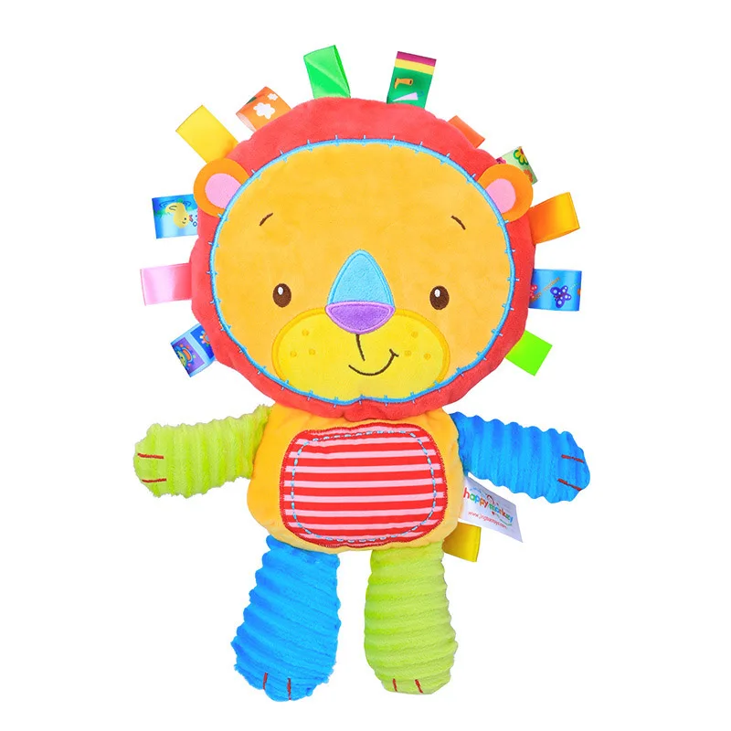Kawaii детская игрушка детская плюшевая игрушка кукла на заказ маленькие короткие плюшевые животные комфорт новорожденный подарок Игрушка милая погремушки для детей игрушка - Цвет: 7