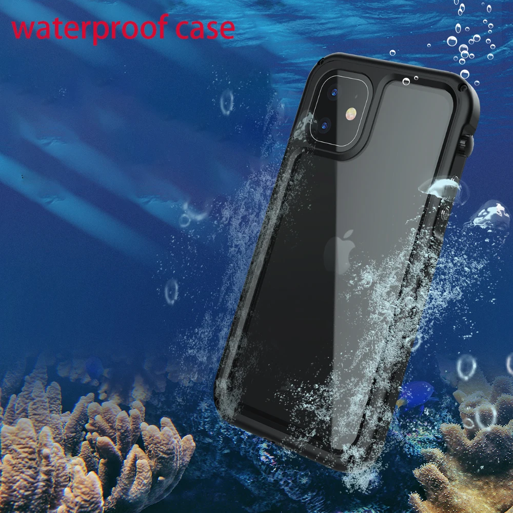 Водонепроницаемый защитный чехол для iPhone 11 XR XS MAX пылезащитный дайвинга 11Pro Max