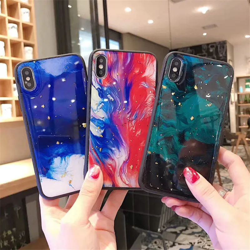 Для huawei P30 Lite чехол с блестками окрашенный чехол под мрамор для huawei p20 lite p 30 honor 9x pro mate 20 mate10 nova 2s Чехол